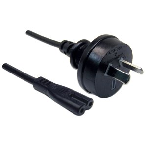 CORD POWER 2 PIN PLUG TO C7 FIG 8 CONN BLK 5M DYNAMIX
