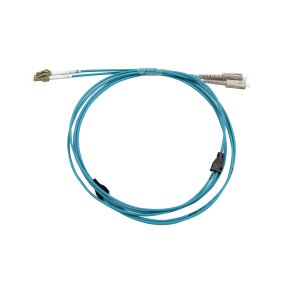 30M LC/LC OM3 ARMOURED FIBRE LEAD (DUPLEX, MULTIMODE)