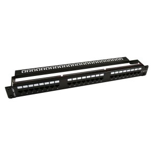 24 PORT 19 CAT6 UTP PATCH PANEL W/ PLASTIC LABELING KIT. RE