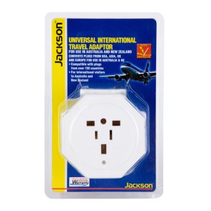 TRAVEL ADAPTOR US/UK/EURO TO NZ/AUS W SURGE PROTECTION