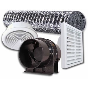 FAN CONTRACTOR PACK IN-LINE 350M HR ROUND PF 6MT DUCT