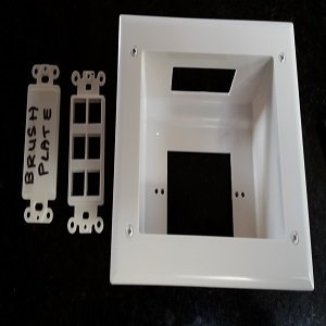 BOX DATA & POWER RECESSED ZEPHYR ZRDPB