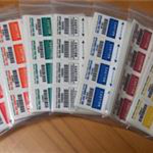 TEST TAG H/D LAMINATED WHITE JAN-JUNE ATT-SKW 100PK