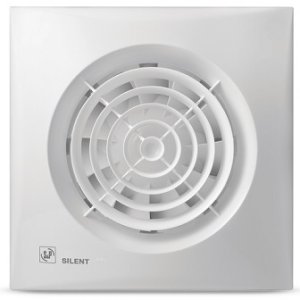 FAN WALL/CEILING SILENT 125MM WITH BACKDRAFT DAMPER