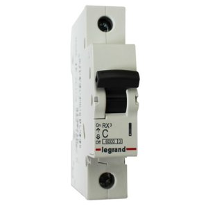 MCB 1P 25A C CURVE 230/400VAC RX3