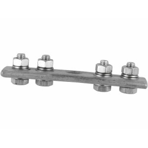 EARTH BAR 4 STUD TINNED CU BAR ST/ST BOLT/NUT 4STUD/E