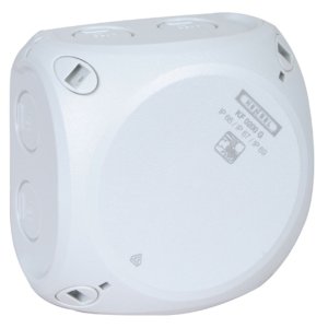 JUNCTION BOX EMPTY 93X93X62 GRY WP HENSEL