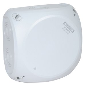 JUNCTION BOX EMPTY 130X130X77 GRY WP HENSEL