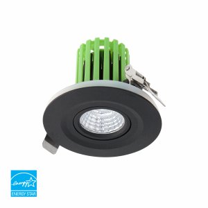EXT LED REC RND TILT C/W UID DIM DRI 12W 260MA CC WW-BLACK