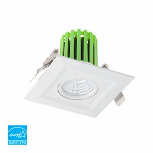EXT LED REC SQUARE TILT C/W UID DIM DRI 12W 260MA CC WW-WH