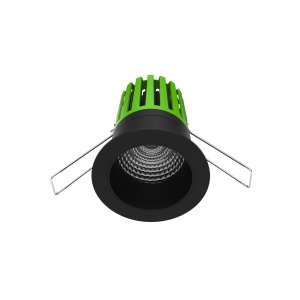 LED REC RND MINIATURE KIT C/W DIM DRI 12W 260MA CC WW-BL/BL