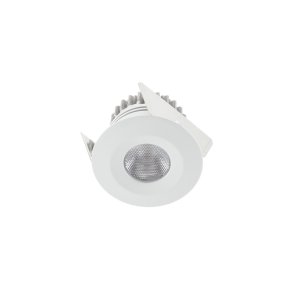 LED RECESS RND FIXED 3W DC 700MA CC WW-WH