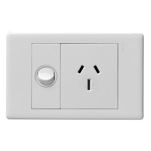 POWERPOINT E-DED 20A SINGLE WHITE ED787/20WE