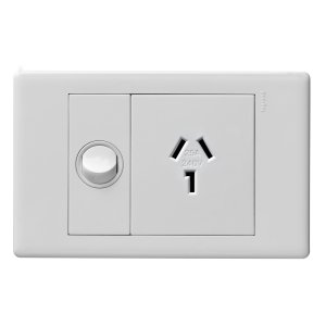 POWERPOINT E-DED 25A SINGLE WHITE ED787/25WE