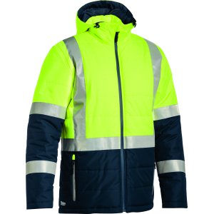 JACKET PUFFER TAPED YLW/NVY M BJ6929HT