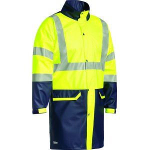 JACKET STRETCH PU TAPED YLW/NVY 2XL BJ6935HT