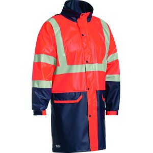 JACKET STRETCH PU TAPED ORA/NVY 2XL BJ6935HT