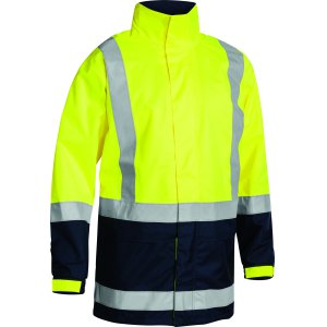 JACKET MENS TAPED YLW/NVY 3XL BJ6966T SHELL