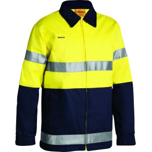 JACKET TAPED YLW/NVY M BK6710T