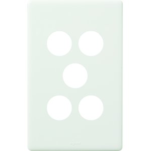 (I) COVERPLATE E-DED 5G WHITE ED770/5PLWE