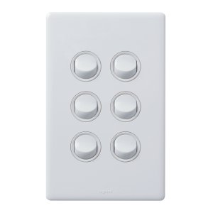 SWITCH E-DED 16A 6G WHITE ED770/6WE