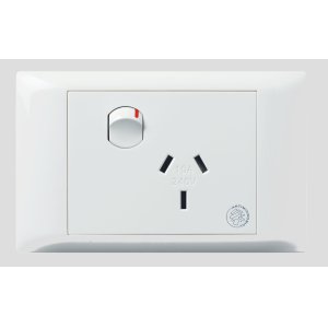 (I) POWERPOINT E-COM 10A SINGLE C/RES A/MIC WHITE EC787CAWE