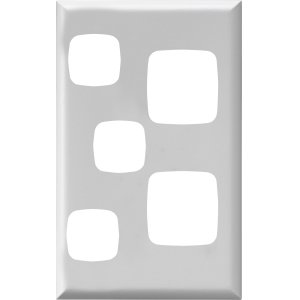 COVERPLATE POWERPOINT VERT DBL 2G & EX SW GLOSS XLP777XP