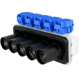 CONNECTOR GELPORT 5-PORT 16-250MM SUBMERS BLUE 5-1899241-9
