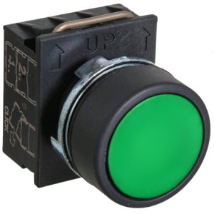 PUSHBUTTON 22MM MOMENTARY FLUSH GREEN IP66 GHISALBA G22PIVG