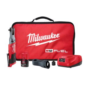IMPACT RATCHET M12 BRUSHLESS 3/8 1X2AH KIT M12FIR38-201B