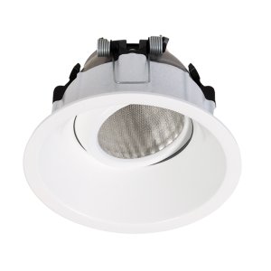 DOWNLIGHT REC 9.6W SUNSET DIM 40DG TILT IC-F CRI90 WHT