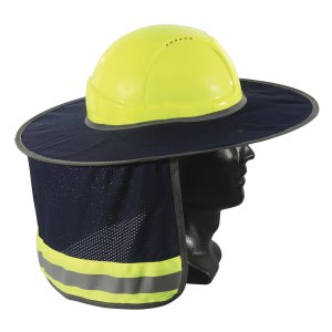 SUN SHIELD TO FIT FULL BRIM HARD HAT BLUE HBS