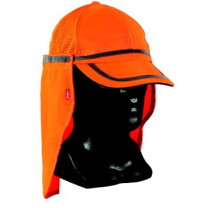CAP BASEBALL HI-VIS HCSO C/W DECK SUN SHIELD