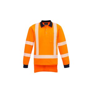 POLO TTMC-W17 L/S ORA/NVY M ZH540