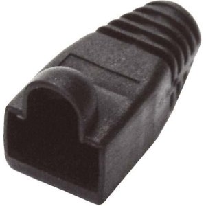 BOOT RJ45 STRAIN RELIEF BAG OF 20PCS BLACK SRB-UTP-BLK-20
