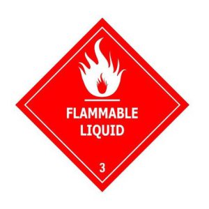 FLAMMABLE LIQUID PACKET OF 10