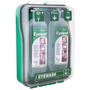 CABINET DUST PROTECTED EYE WASH 2 X 1L BOTTLES T130