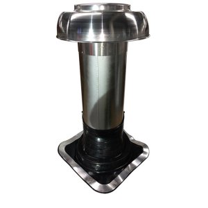 150MM THRU-ROOF EXHAUST KIT GEN. PURPOSE GALV TUBE