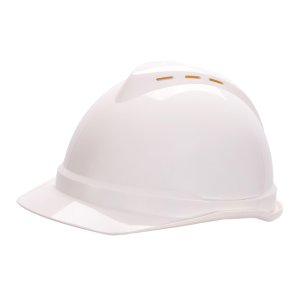 HARD HAT V-GARD 500 WHT VENTED 6PT FAS-TRAC III 229719WH6