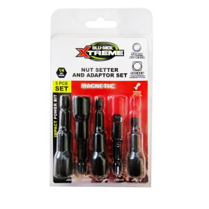BIT SET IMPACT 5PCE NUT SETTER & ADAPTOR BLX275-SET2