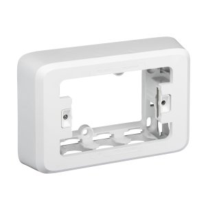 MOUNTING BLOCK PDL ICONIC 1G PUSH-IN & CLIP-IN WH 32MM