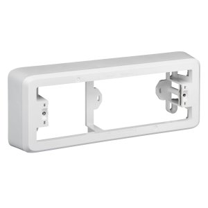 MOUNTING BLOCK PDL ICONIC QUAD SOCKET PUSH-IN FUNCTION WHITE