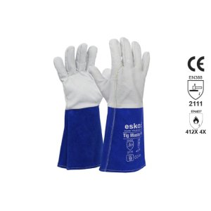 GLOVE TIG WELDING BLUE/GRY 11 E680 MASTER PRO