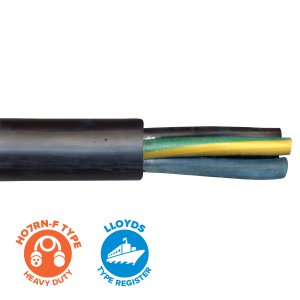 FLEX 0.6/1KV TINNED MARINE BK 2X2.5 ML02/2.5BKG2