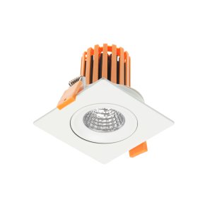 LED REC SQ 30  TILT KIT C/W UID DIM DRI 12W 260MA CC 3K-WH
