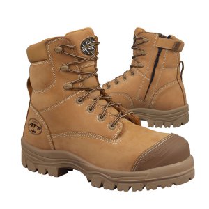 BOOT ZIP-SIDED MID CUT BC WHEAT 10 OLIVER