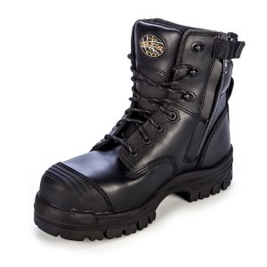 BOOT ZIP-SIDED MID CUT BC BLK 12 OLIVER