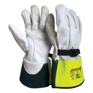 GLOVE ARMOUR HV 2XL LGHVOG5 GOAT SKIN LEATHER GLOVE