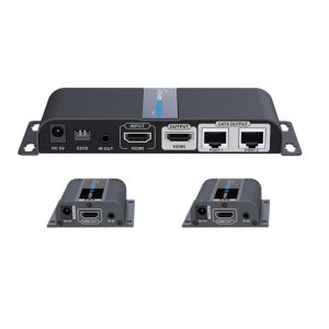 HDMI EXTENDER VIDEO LENKENG 1 IN 2 OUT LKV712PRO