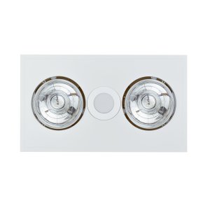 LIGHT HEAT FAN HFL2 MANROSE DESIGNER SATIN 220-240V LED SIL